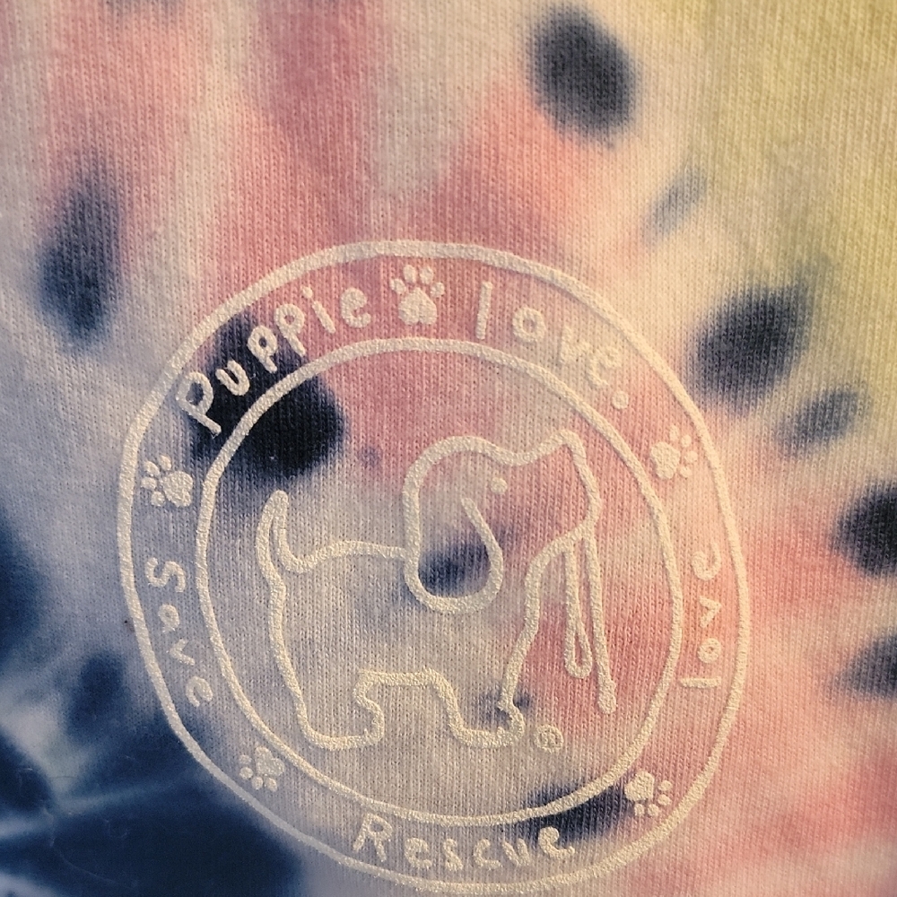 Colorful Tie-Dye Short Sleeve Tee - Picture 3 of 4